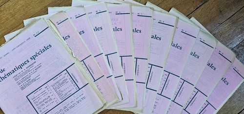 Revue mathématiques - de,