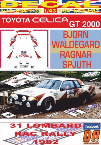 Decal toyota celica 2000 - decal,