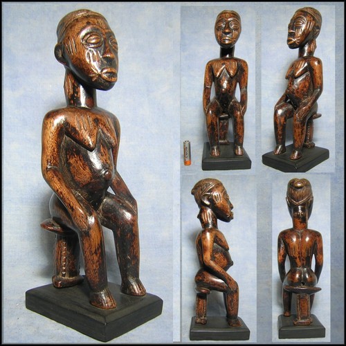 Statue africaine reine baoule - africaine,