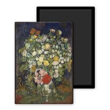 Bouquet de fleurs dans un vase-Van Gogh Vincent-Magnet Frigo 54x78mm
