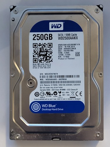 WD2500AAKX-00ERMA0