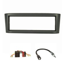 Kit de cache radio adapté pour Smart Roadster / Coupé anthracite support de v...