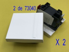 Legrand Ancien Mosaic 45,Lot de 2 Poussoirs Transformable en Interrupteur 73040