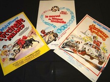 LA COCCINELLE choupette les 3 affiches cinema voiture cars 