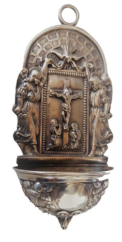 Benitier argent massif - argent,