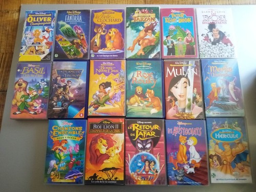 Lot vhs k7 vidéo - lot,