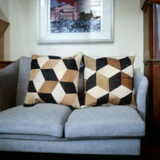 Lot de 2 housse de coussin en