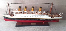 maquette terminée du titanic en bois
