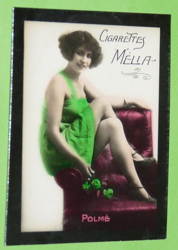 Photo 1910 cigarettes card - 1910,