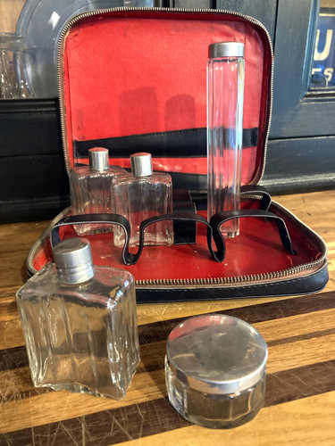 Trousse toilette ancienne - trousse,