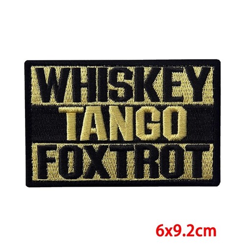 écusson brodé whiskey tango - Écusson,