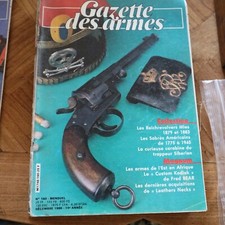 Revue GAZETTE ARMES n°160 1986 reichrevolver sabre m.g.d legion remington 700