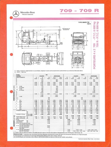 Mercedes trucks 709 r - 709,