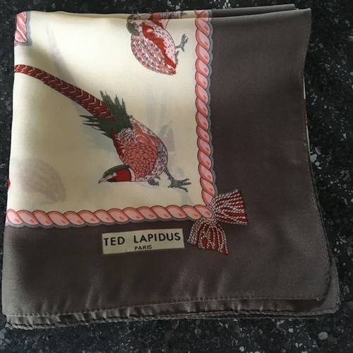 Foulard carré vintage ted - foulard,