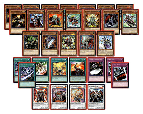 Yugioh saber deck - x-saber, core