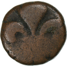 Inde française , Louis XV, Doudou, n.d. (1715-1774), Pondichéry, Bronze, B+