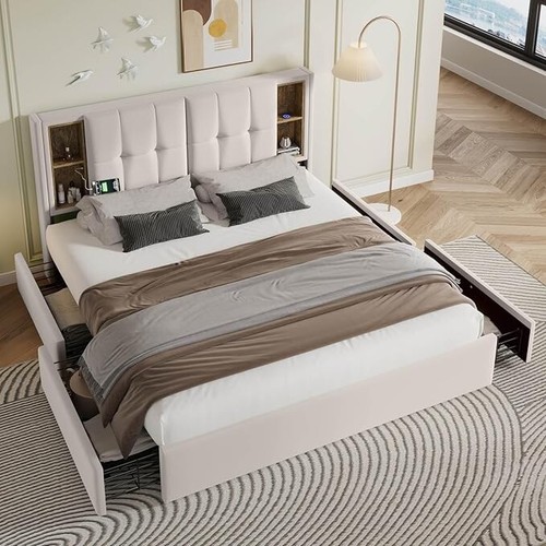 Komhtom 160x200cm lit double - 160x200cm,