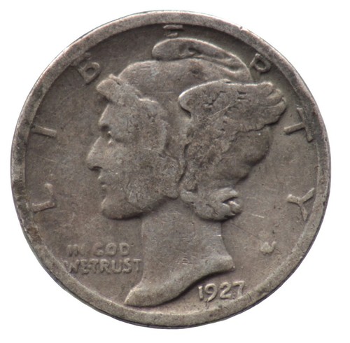 Dime 1927 etats unis usa - 1927,