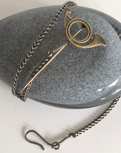 Hunting horn badge - hunting,
