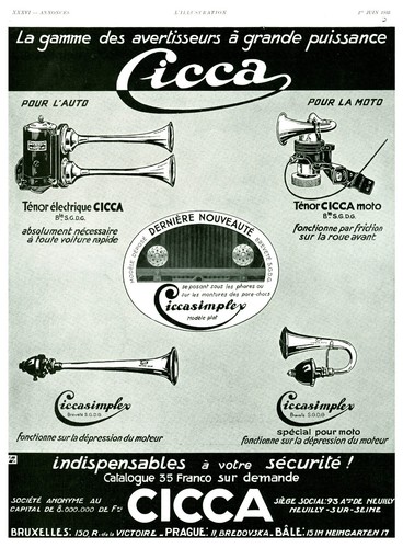 Publicité ancienne cicca - publicité,