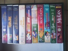  10 cassettes VHS Walt Disney