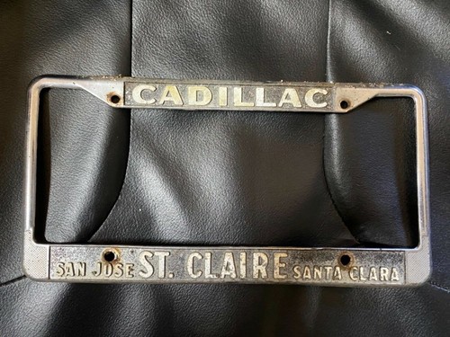 Vintage license plate - plate, frame