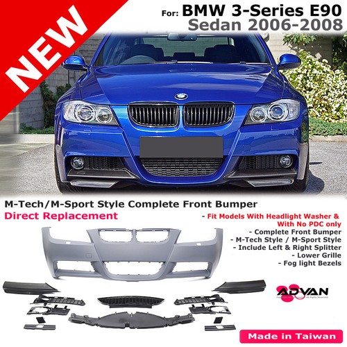 Front bumper cover splitter - splitter, m