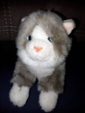 PPC/ Petit doudou Chat Gris Blanc Gipsy  22 Cm