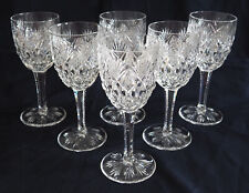 6 verres à vin - cristal de St Louis - modèle Florence 14,1cm - signés