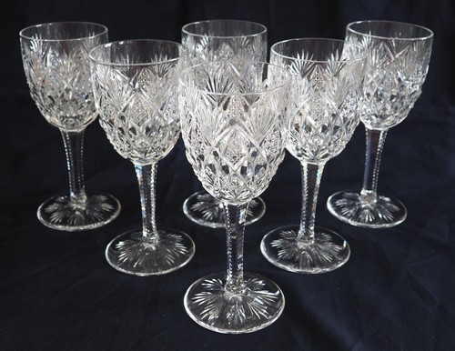 Verres vin cristal de - -,