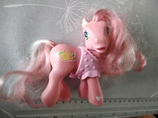 vintage HASBRO MLP / little pony / mon petit poney G3  2002 - PEACHY PIE glitter
