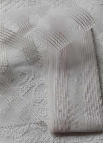 Ruban tulle fleuri 6 - tulle,