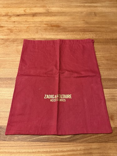 Zadig voltaire red dust bag - &,