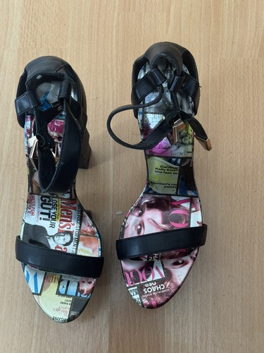 Platform sandals black stacked - sandals,