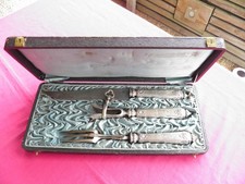 Service à gigot XIX éme 3 piéces manches argent massif