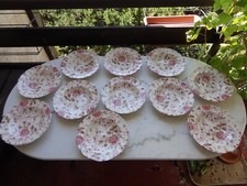 Johnson Bros schintz rose  11 assiettes creuses made in England