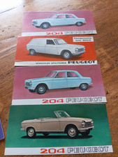PEUGEOT - CATALOGUE - PUB - BROCHURE 204  COUPE FOURGONETTE