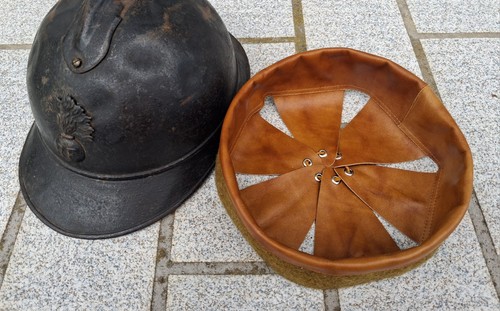 Ww1 coiffe intérieure - ww1, cuir