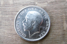 Ancienne monnaie argent Georges V Half Crown 1918
