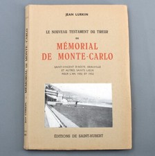 JEAN LURKIN - MÉMORIAL DE MONTE-CARLO - Ed. DE St HUBERT 1953