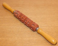 vintage APPAREIL BOIS rouleau à MASSAGE cellulite DRP Punkt-Roller auf der stirn