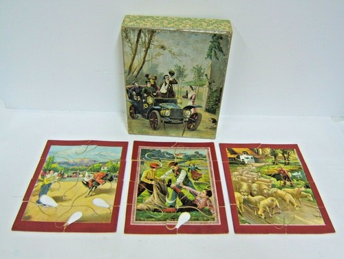 Puzzle chromo sur carton - 3, jeu