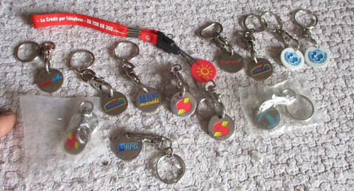 Ancien porte clé jeton - clé,
