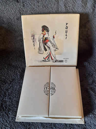Ancien coffret papiers - coffret, de