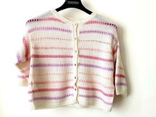 GILET été tricot fait main