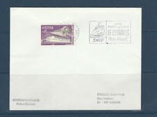 FRd enveloppe train SNCF le Lyonnais style Mistral  Paris et Lyon 75 Paris 1970