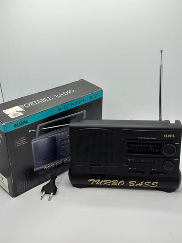 Radio vintage 1990 elval - radio, of