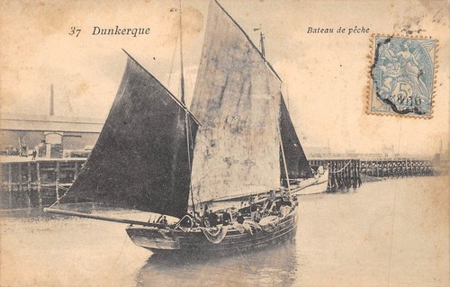 Old postcard dunkirk - 59, /
