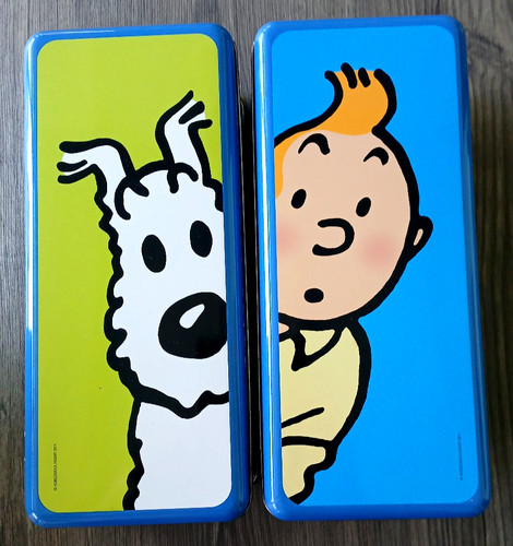 Boite metal tintin milou - boite,