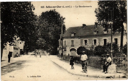 Cpa selles sur - cpa, (l.-et-c.)